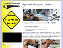 Tablet Screenshot of hydraulik-warszawa.net