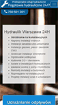 Mobile Screenshot of hydraulik-warszawa.biz